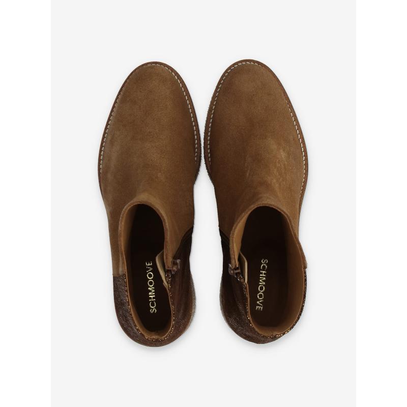 DORA MID W - SUEDE/LAURA - COGNAC/BROWN